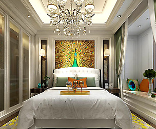 Stylish bedroom complete 126