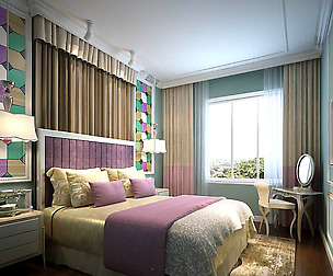 Stylish bedroom complete 127