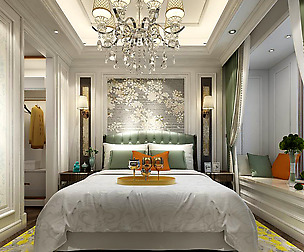Stylish bedroom complete 134