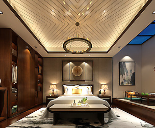 Stylish bedroom complete 180