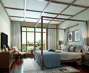 Stylish bedroom complete 187