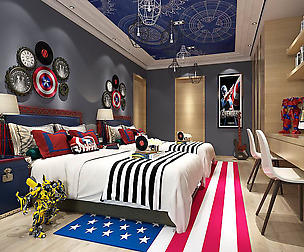 Stylish bedroom complete 208