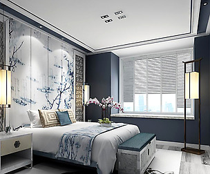 Stylish master bedroom design  03