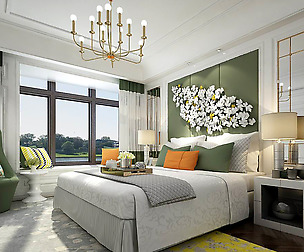 Stylish master bedroom design  04