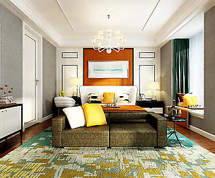Stylish master bedroom design  05
