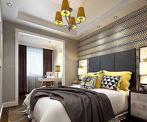 Stylish master bedroom design  07