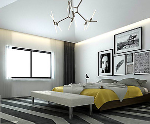 Stylish master bedroom design  08