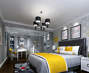 Stylish master bedroom design  09