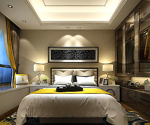 Stylish master bedroom design  13