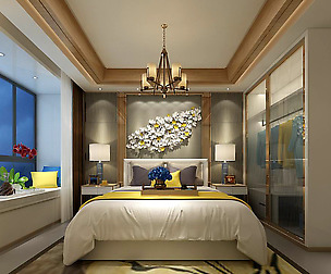 Stylish master bedroom design  17