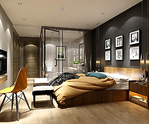 Stylish master bedroom design  19
