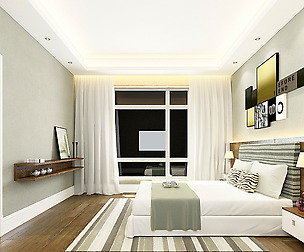 Stylish master bedroom design  22