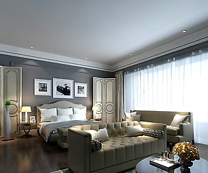 Stylish master bedroom design  23