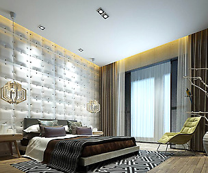Stylish master bedroom design  28