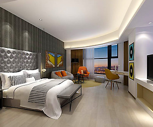 Stylish master bedroom design  30