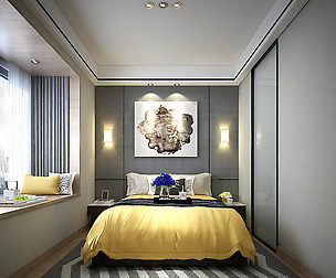 Stylish master bedroom design  31