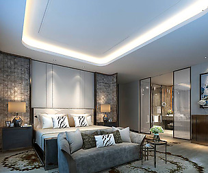 Stylish master bedroom design  32