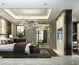 Stylish master bedroom design  40