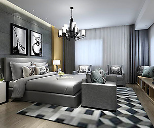 Stylish master bedroom design  41