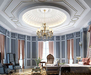 Stylish master bedroom design  55