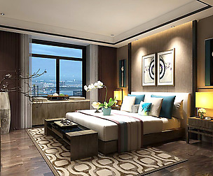 Stylish master bedroom design  66