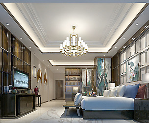 Stylish master bedroom design  68