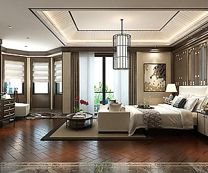 Stylish master bedroom design  71