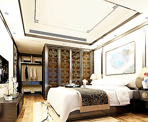 Stylish master bedroom design  73