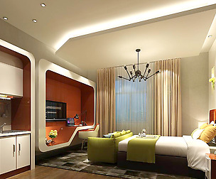 Stylish master bedroom design  77