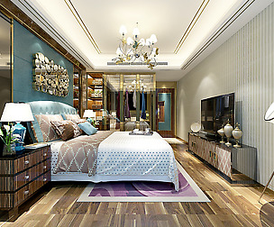 Stylish master bedroom design  78