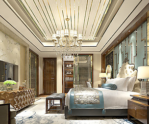 Stylish master bedroom design  79