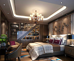 Stylish master bedroom design  80