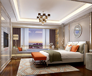 Stylish master bedroom design  81
