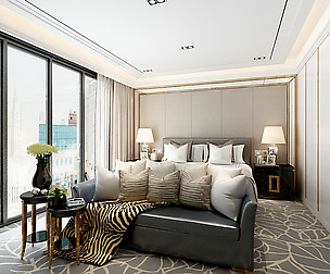 Stylish master bedroom design  84