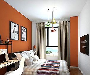Stylish master bedroom design  86