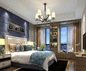 Stylish master bedroom design  91
