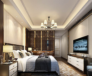 Stylish master bedroom design  92