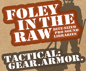 Foley: Tactical Gear & Body Armor Movements