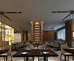 luxury large hotel restaurant  05