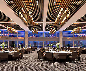 luxury large hotel restaurant  07