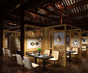 Restaurant teahouse cafe drinks clubhouse 04