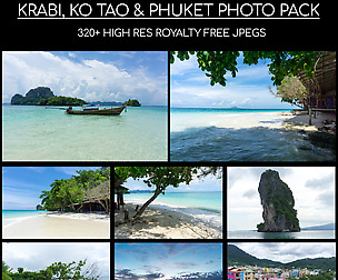 Krabi, Ko Tao, Phuket - Thailand Photo Pack