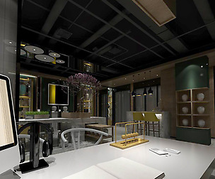 Office meeting room reception hall 07