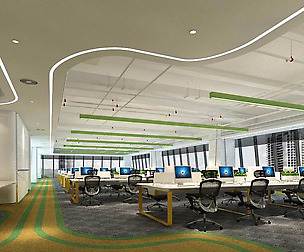 Office meeting room reception hall 08