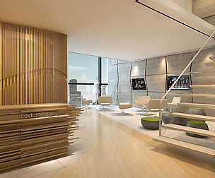 Office meeting room reception hall 09