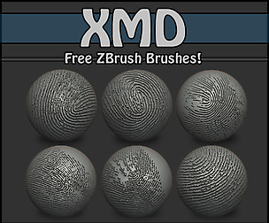 Free ZBrush Fingerprint Brushes