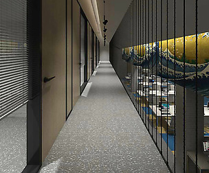 Office meeting room reception hall 21