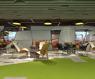 Office meeting room reception hall 45