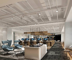 Office meeting room reception hall 04