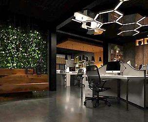 Office meeting room reception hall 05